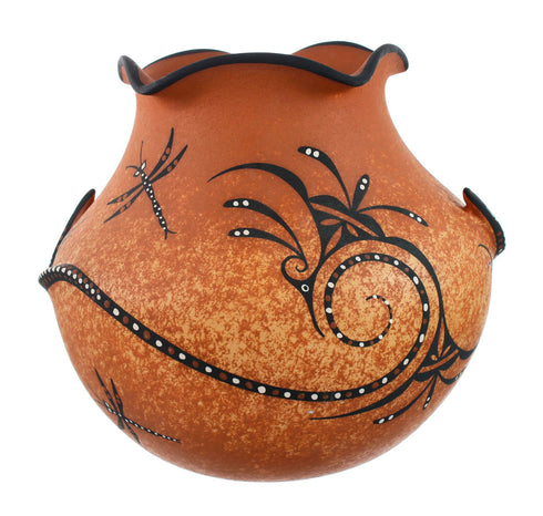 Zuni Indian Gecko Pottery Hand Crafted By Artist Lorenda Cellicion NN20021